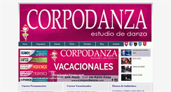 Desktop Screenshot of corpodanza.com